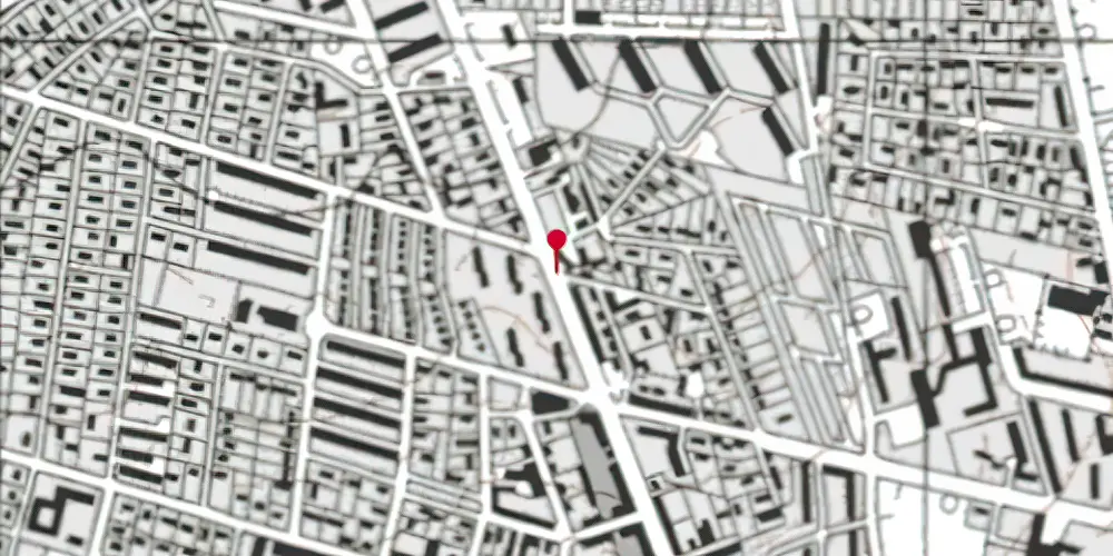 Historisk kort over Stockholmsgade Letbanestation Historisk kort over Stockholmsgade Letbanestation