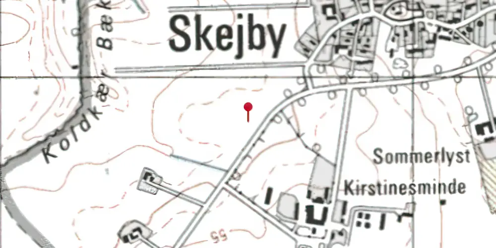 Historisk kort over Gl. Skejby (Agro Food Park) Letbanestation Historisk kort over Gl. Skejby (Agro Food Park) Letbanestation