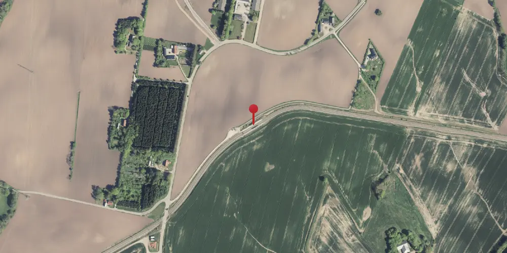 Historisk kort over Nye Letbanestation