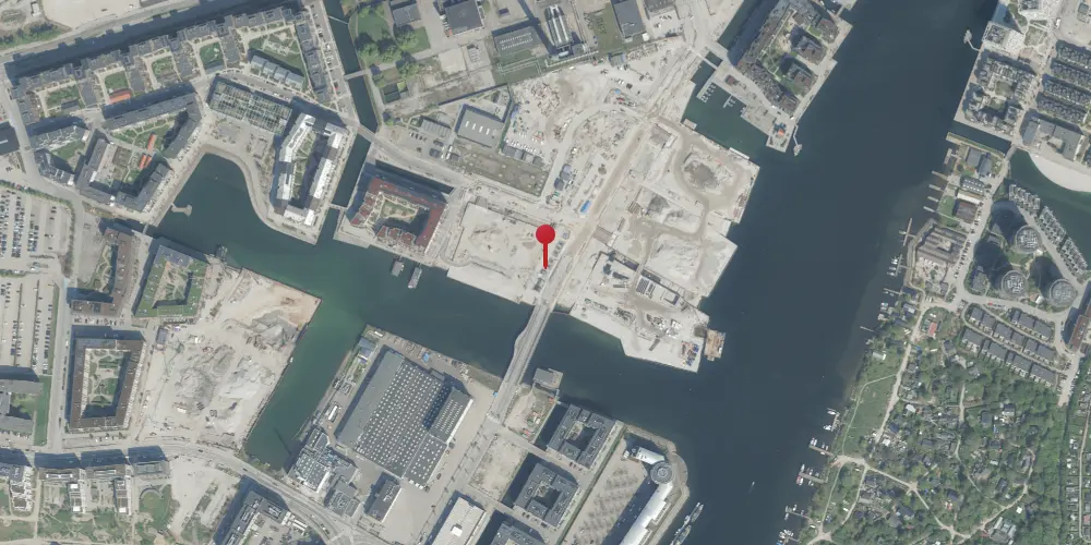 Historisk kort over Enghave Brygge Metrostation Historisk kort over Enghave Brygge Metrostation