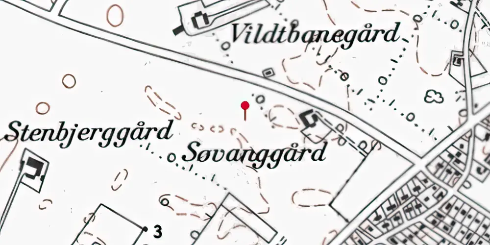 Historisk kort over Ishøj Station Letbanestation Historisk kort over Ishøj Station Letbanestation