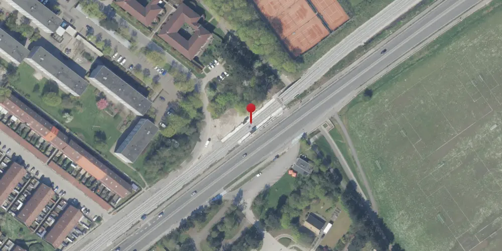 Historisk kort over Ishøj Strand - ARKEN Letbanestation