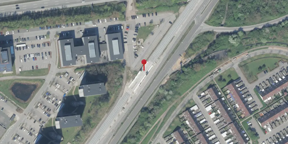 Historisk kort over Delta Park Letbanestation