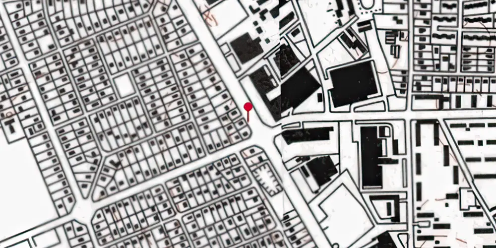 Historisk kort over Kirkebjerg Letbanestation Historisk kort over Kirkebjerg Letbanestation