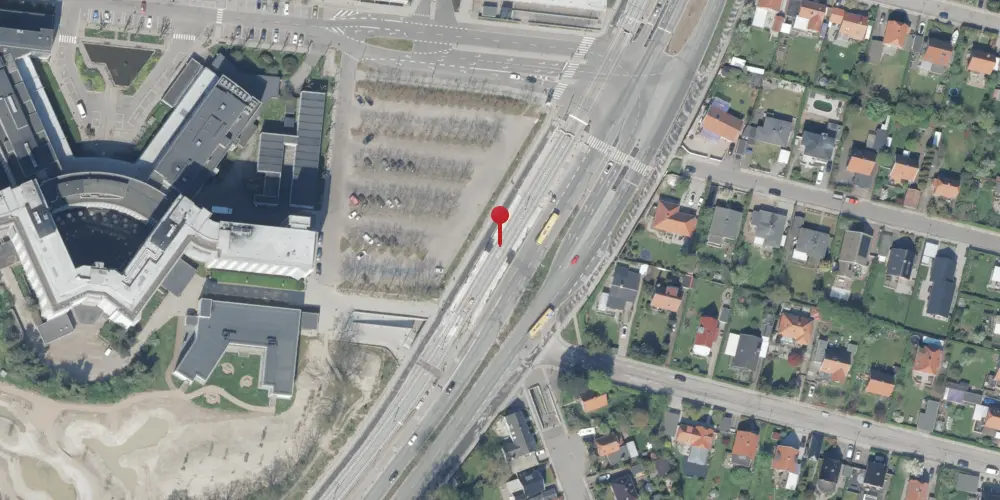 Historisk kort over Glostrup Hospital Letbanestation Historisk kort over Glostrup Hospital Letbanestation