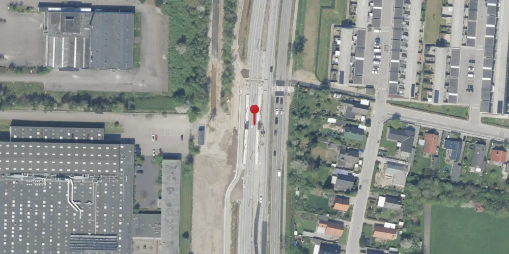 Historisk kort over Glostrup Nord Letbanestation Historisk kort over Glostrup Nord Letbanestation