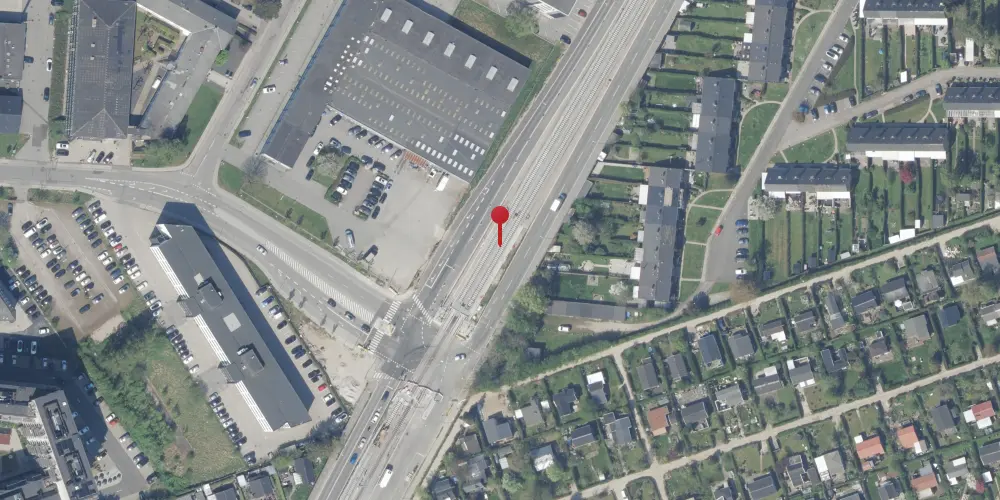 Historisk kort over Herlev Syd Letbanestation Historisk kort over Herlev Syd Letbanestation