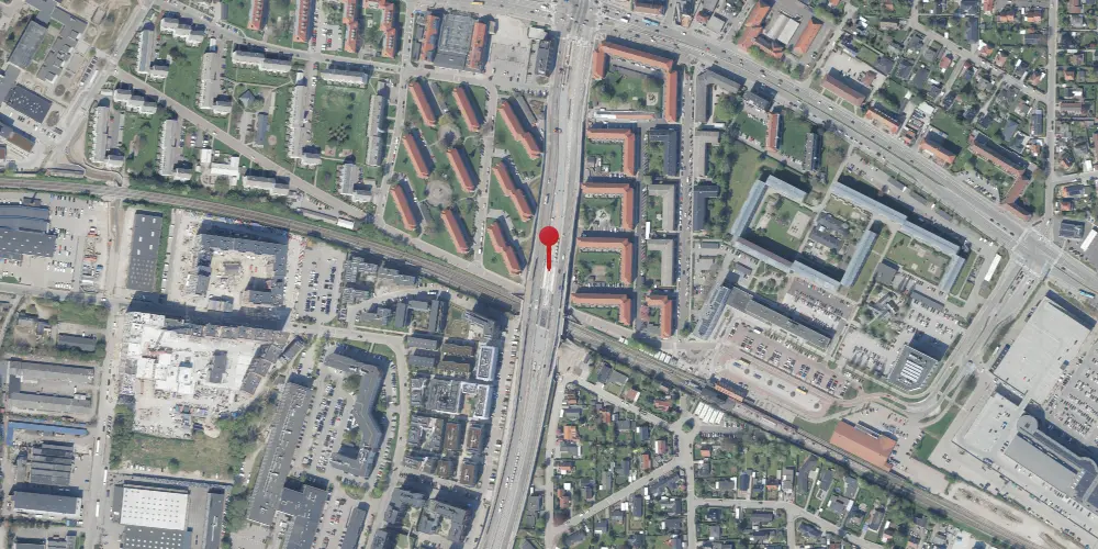 Historisk kort over Herlev Station Letbanestation