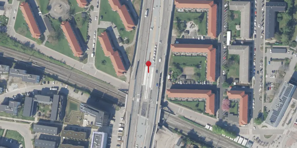 Historisk kort over Herlev Station Letbanestation