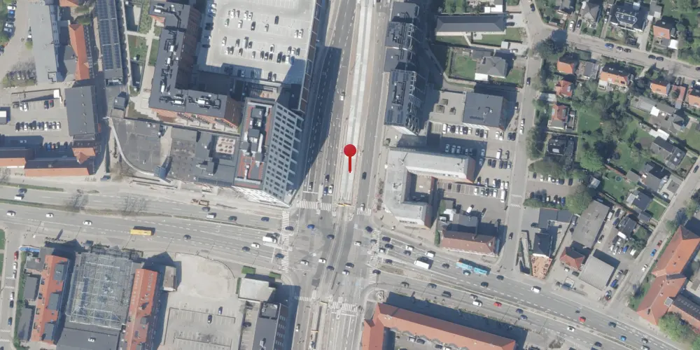 Historisk kort over Herlev Bymidte Letbanestation