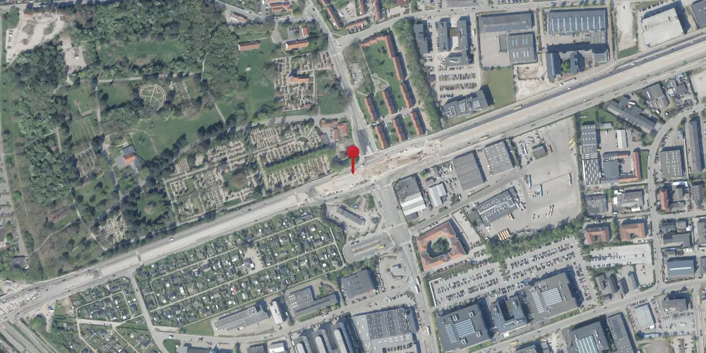 Historisk kort over Gladsaxe Trafikplads Letbanestation Historisk kort over Gladsaxe Trafikplads Letbanestation