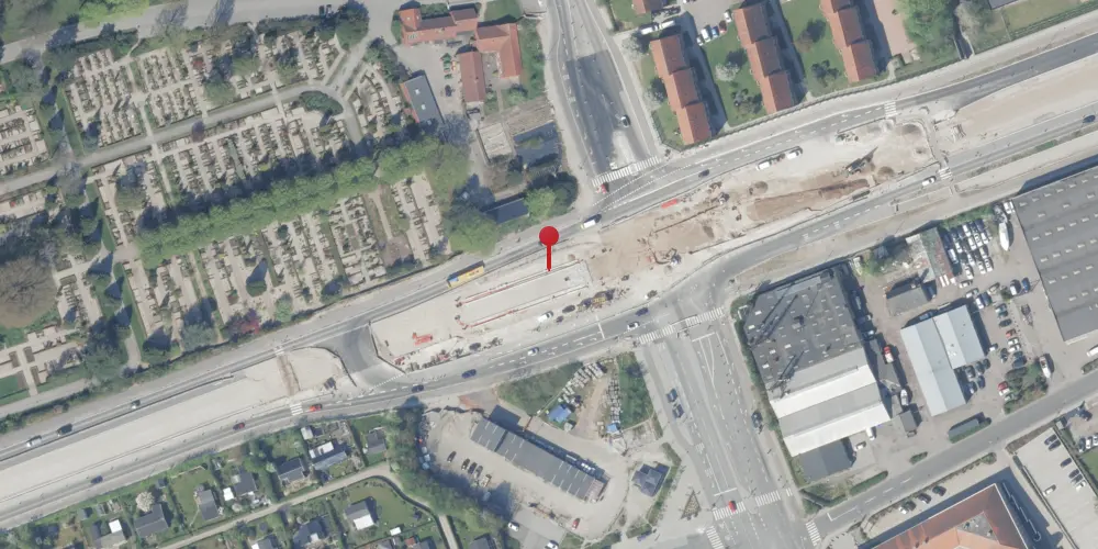 Historisk kort over Gladsaxe Trafikplads Letbanestation Historisk kort over Gladsaxe Trafikplads Letbanestation