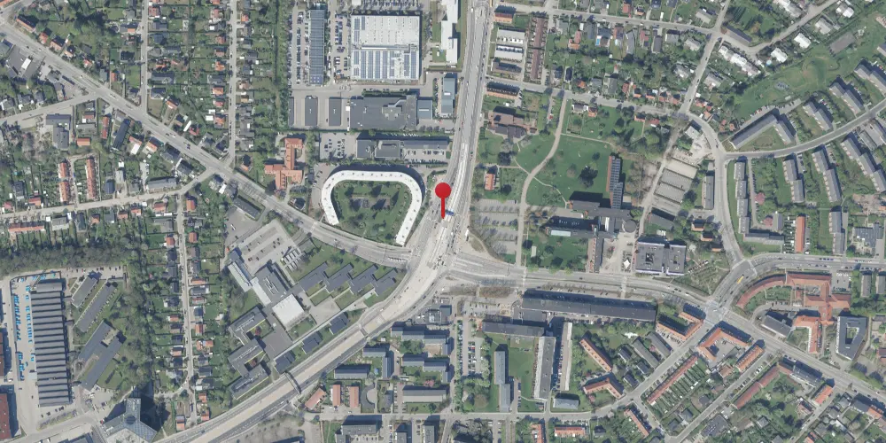 Historisk kort over Gladsaxe Rådhus Letbanestation