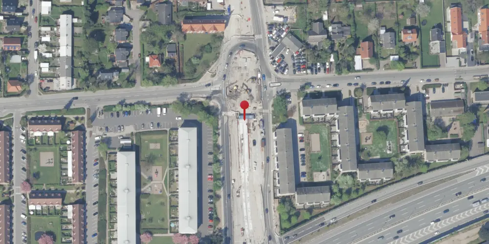 Historisk kort over Gammelmosevej Letbanestation