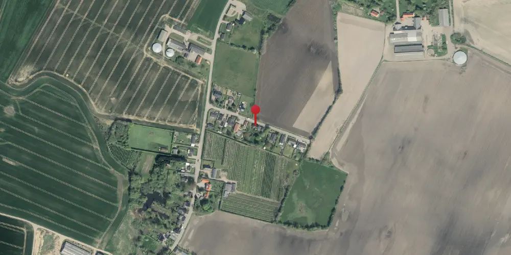 Historisk kort over Blanke Station Historisk kort over Blanke Station