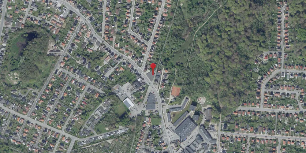 Historisk kort over Snapind Holdeplads Historisk kort over Snapind Holdeplads