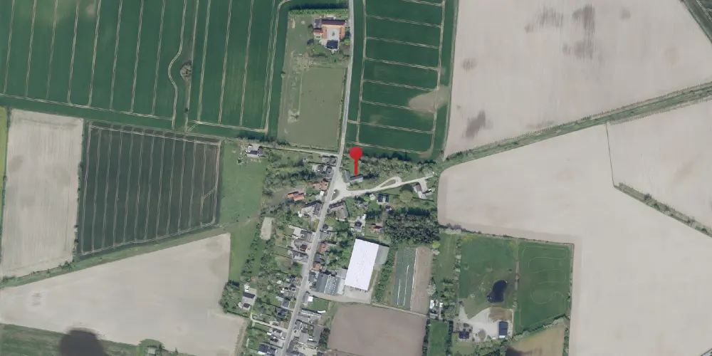 Historisk kort over Skamby Station