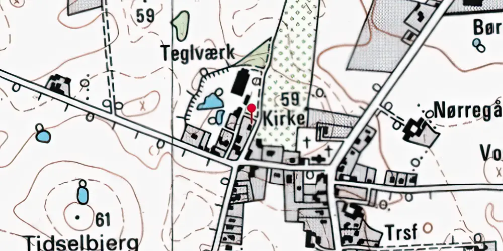 Historisk kort over Vejstrup Station
