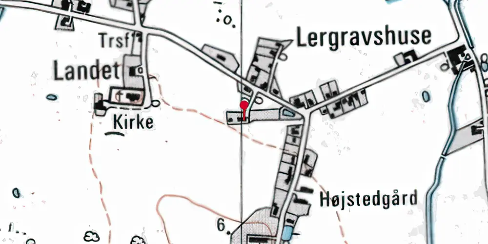 Historisk kort over Landet Station Historisk kort over Landet Station