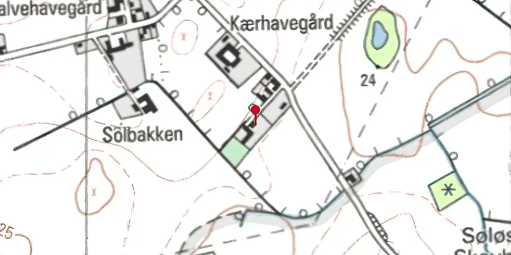 Historisk kort over Ståby Station Historisk kort over Ståby Station