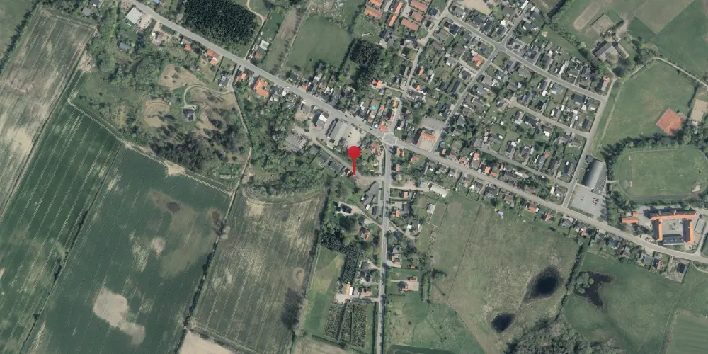 Historisk kort over Millinge Station Historisk kort over Millinge Station
