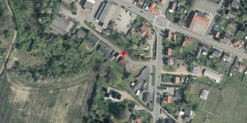 Historisk kort over Millinge Station Historisk kort over Millinge Station