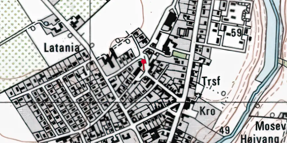 Historisk kort over Ørbæk Station Historisk kort over Ørbæk Station