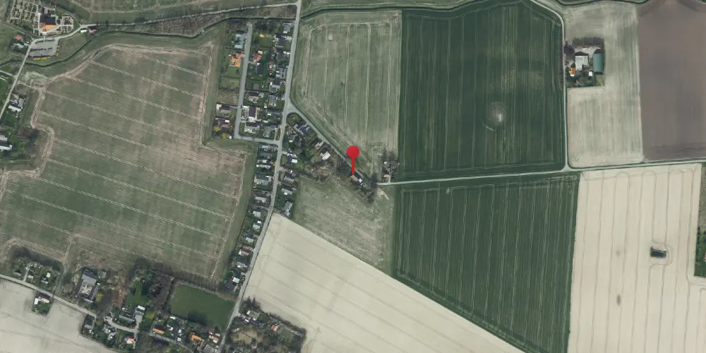 Historisk kort over Vester Tirsted Station Historisk kort over Vester Tirsted Station