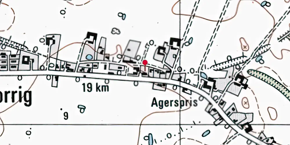 Historisk kort over Torrig Station Historisk kort over Torrig Station