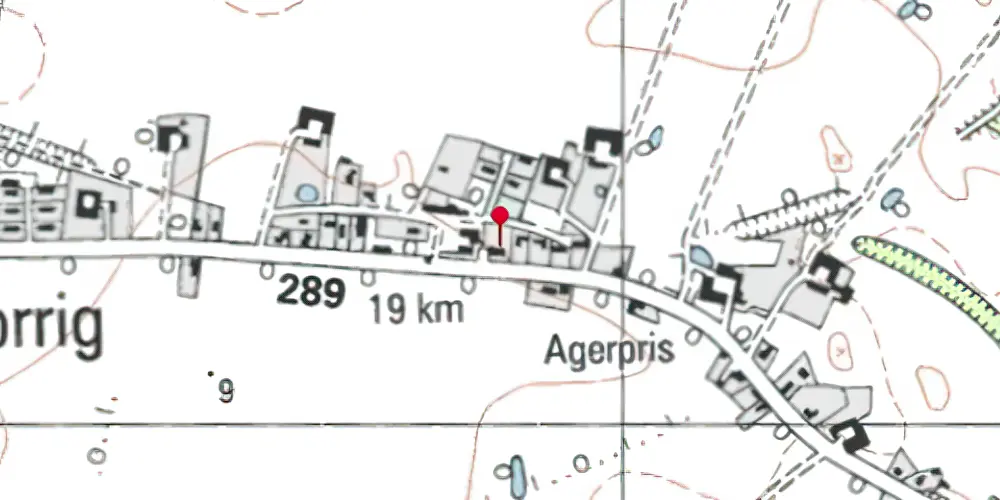 Historisk kort over Torrig Station Historisk kort over Torrig Station