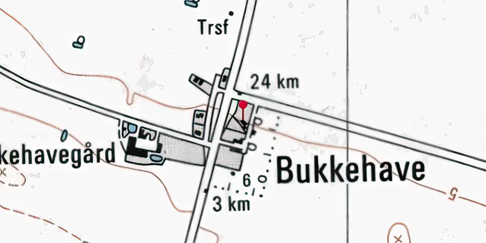 Historisk kort over Bukkehave Holdeplads Historisk kort over Bukkehave Holdeplads