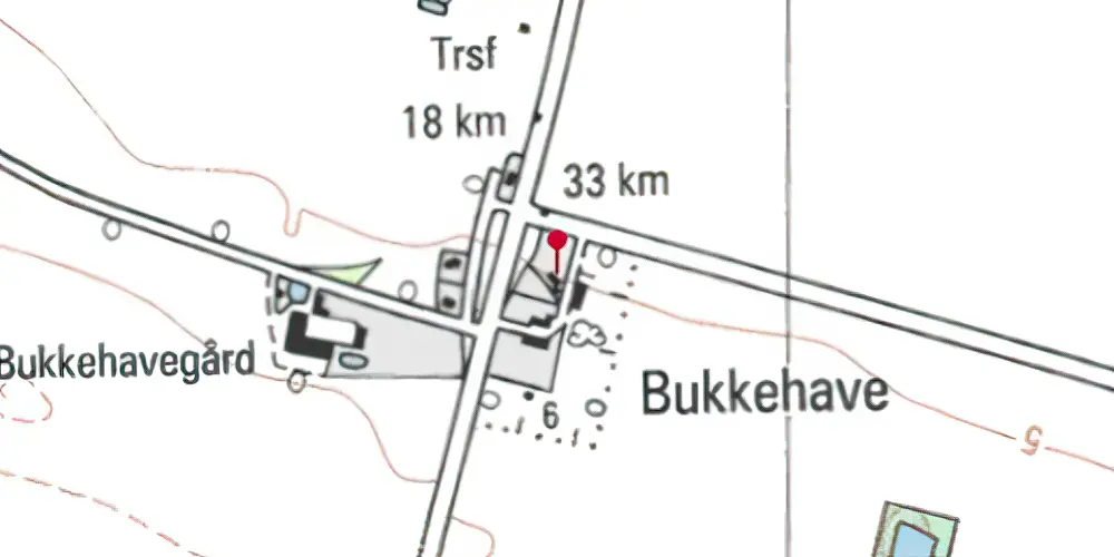 Historisk kort over Bukkehave Holdeplads Historisk kort over Bukkehave Holdeplads