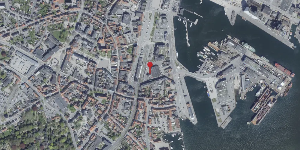 Historisk kort over Svendborg SNB Station Historisk kort over Svendborg SNB Station