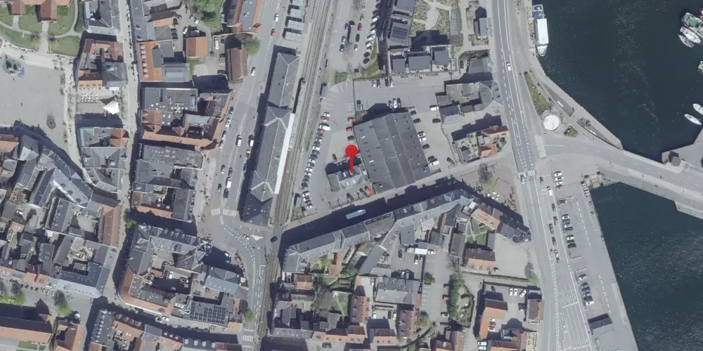 Historisk kort over Svendborg SNB Station Historisk kort over Svendborg SNB Station