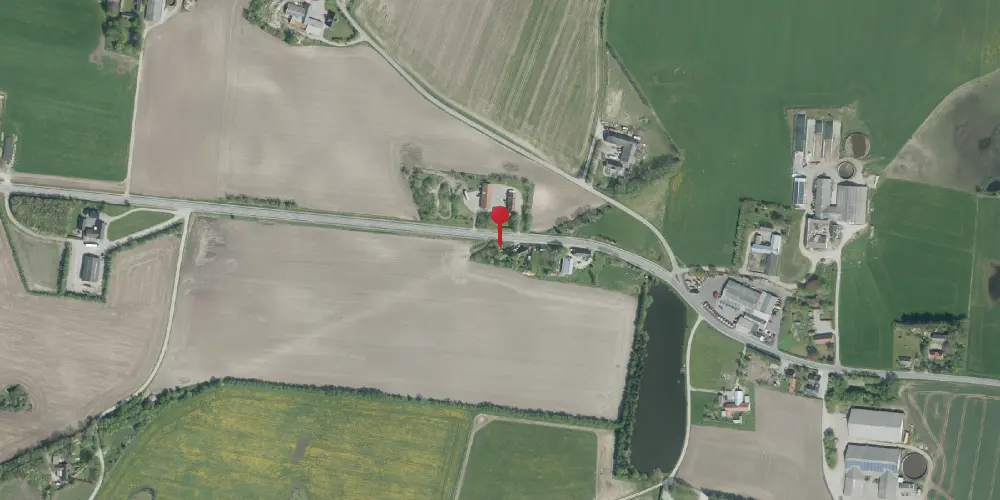 Historisk kort over Boldrup Trinbræt
