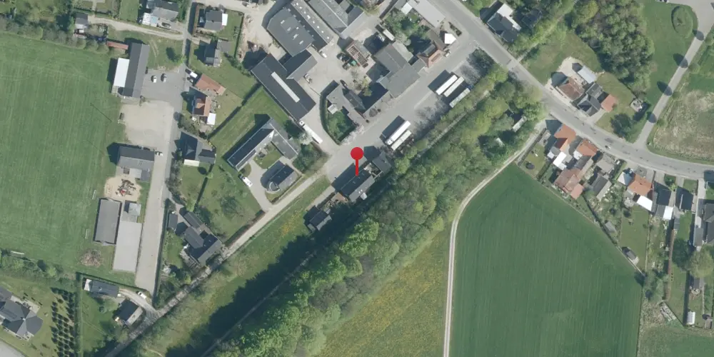 Historisk kort over Østrup Station