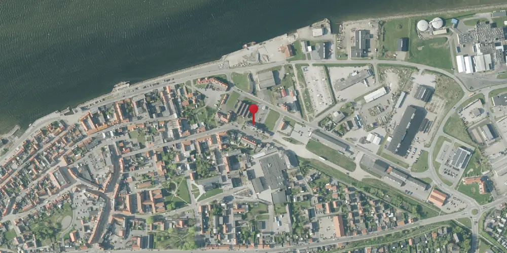 Historisk kort over Løgstør Station