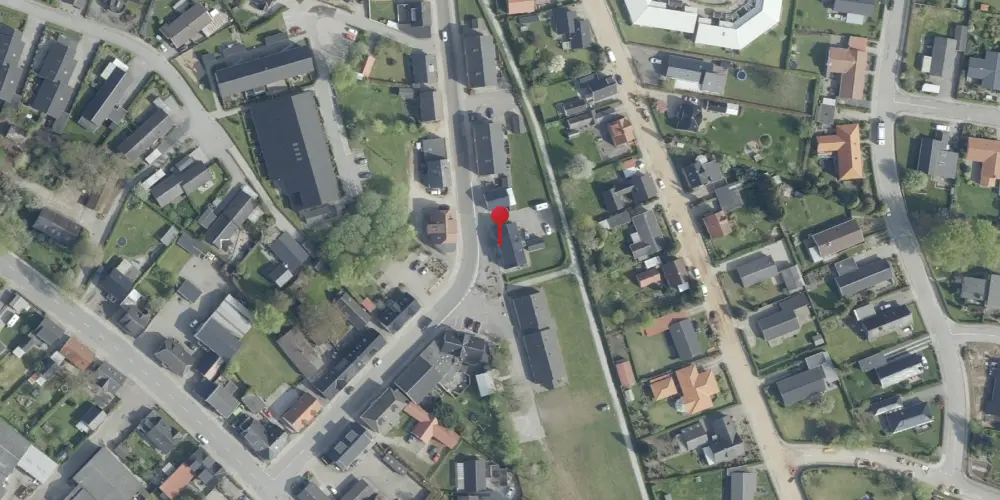 Historisk kort over Løgstrup Station