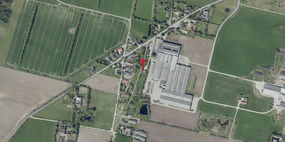 Historisk kort over Skringstrup Billetsalgssted