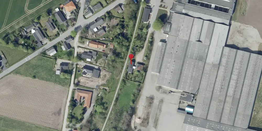 Historisk kort over Skringstrup Billetsalgssted
