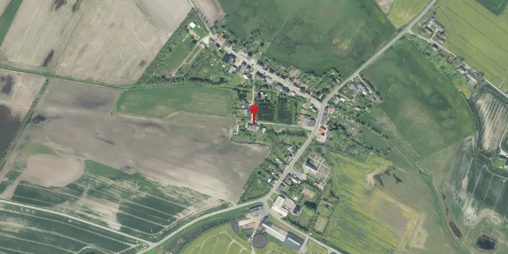Historisk kort over Hunstrup Station