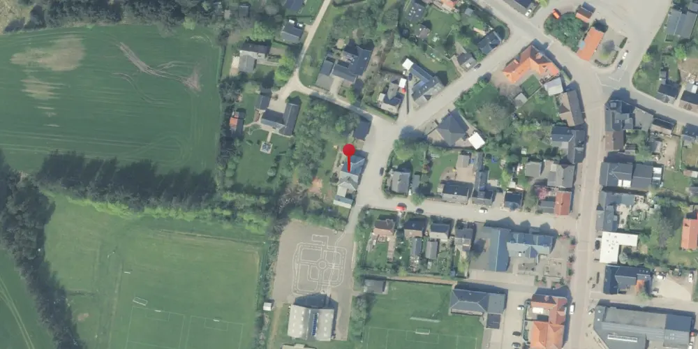 Historisk kort over Frøstrup Station