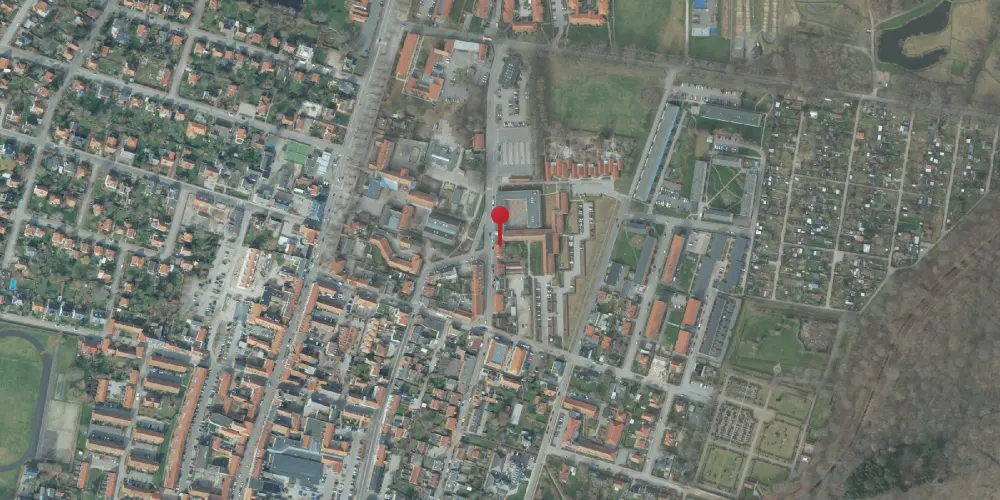 Historisk kort over Sorø Bystation