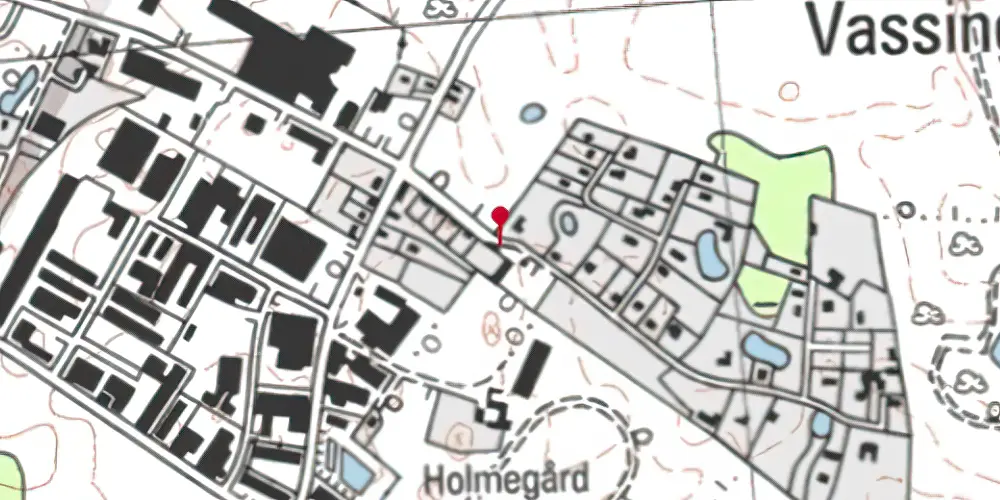 Historisk kort over Vassingerød Station