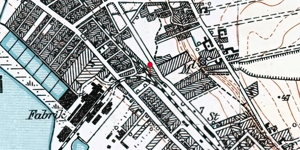 Historisk kort over Lindholm (Vendsysselbanen) Station Historisk kort over Lindholm (Vendsysselbanen) Station