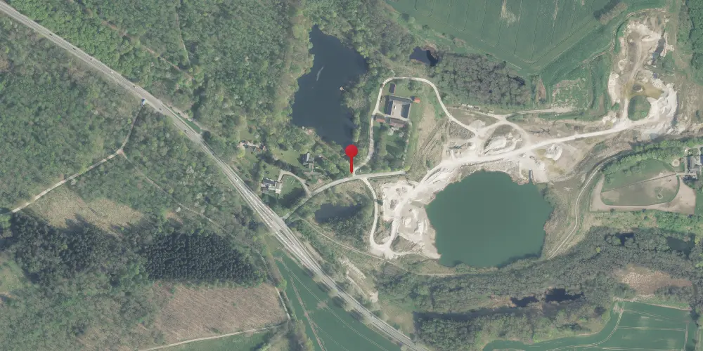 Historisk kort over Uggeløse Skov Trinbræt