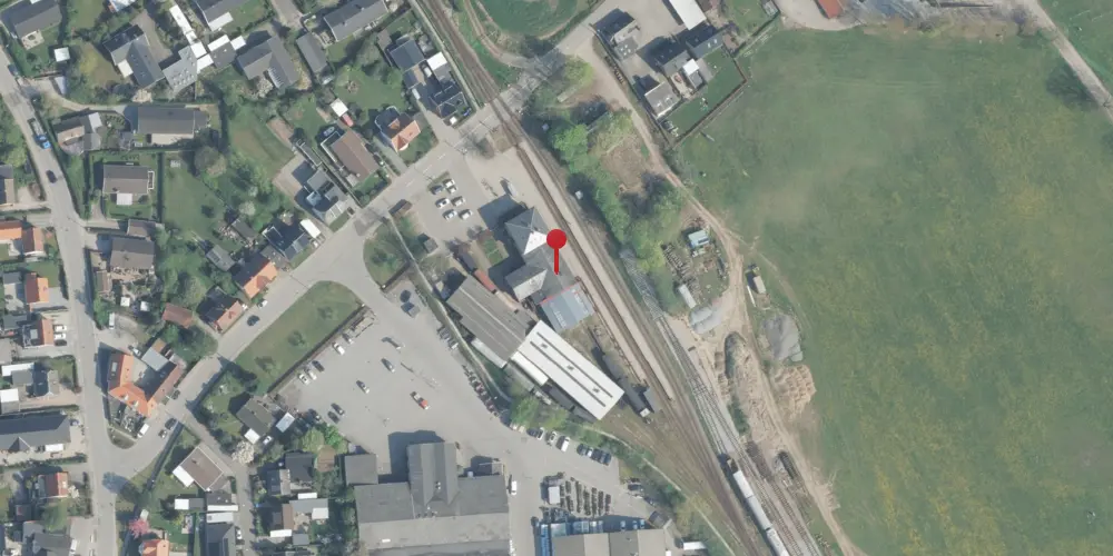 Historisk kort over Græsted Station