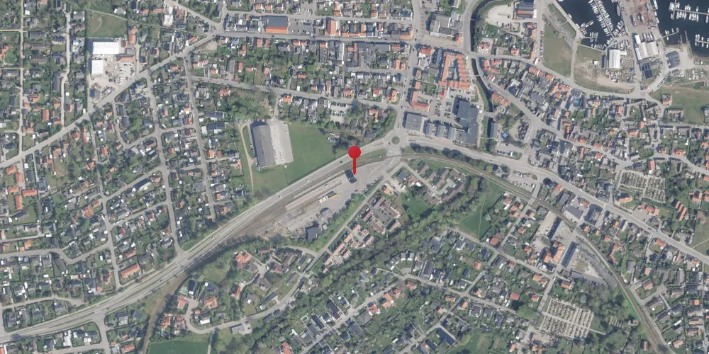 Historisk kort over Gilleleje Station