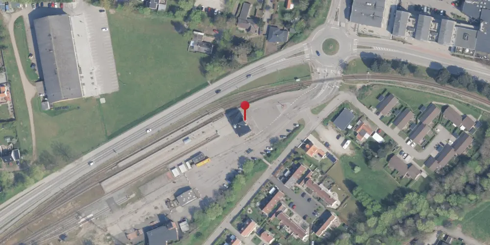 Historisk kort over Gilleleje Station