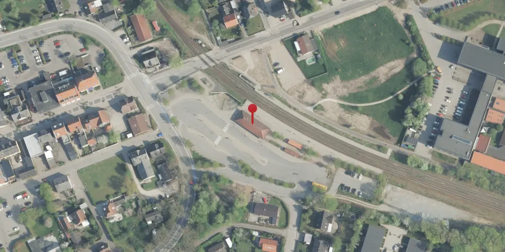 Historisk kort over Helsinge Station Historisk kort over Helsinge Station